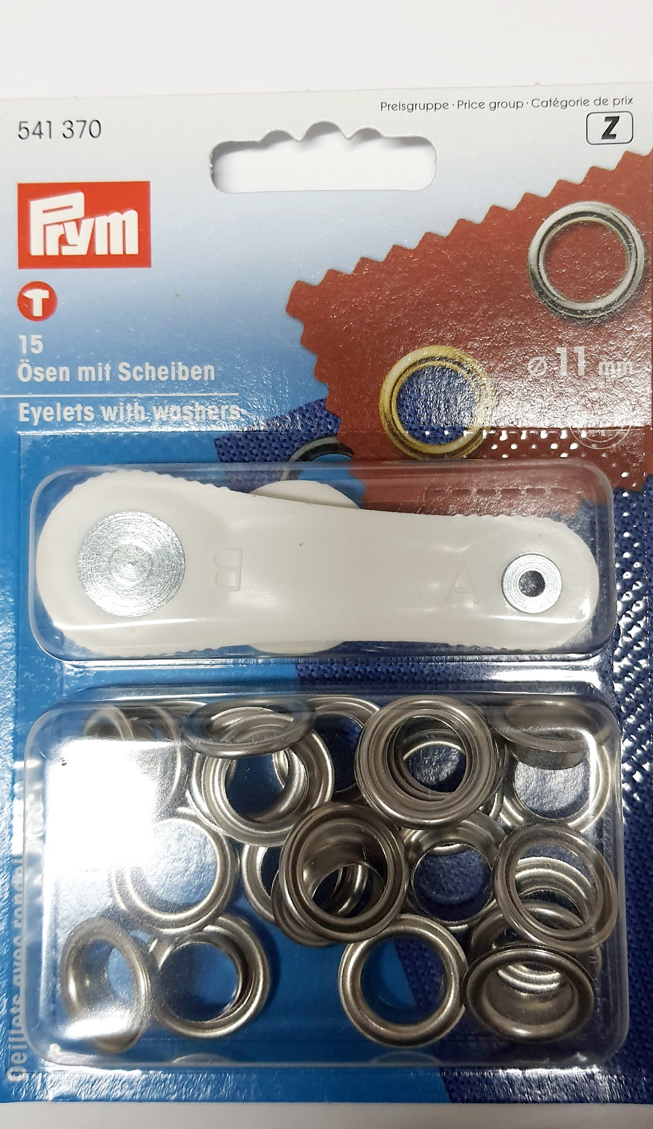 Prym Eyelets 11mm Nickle