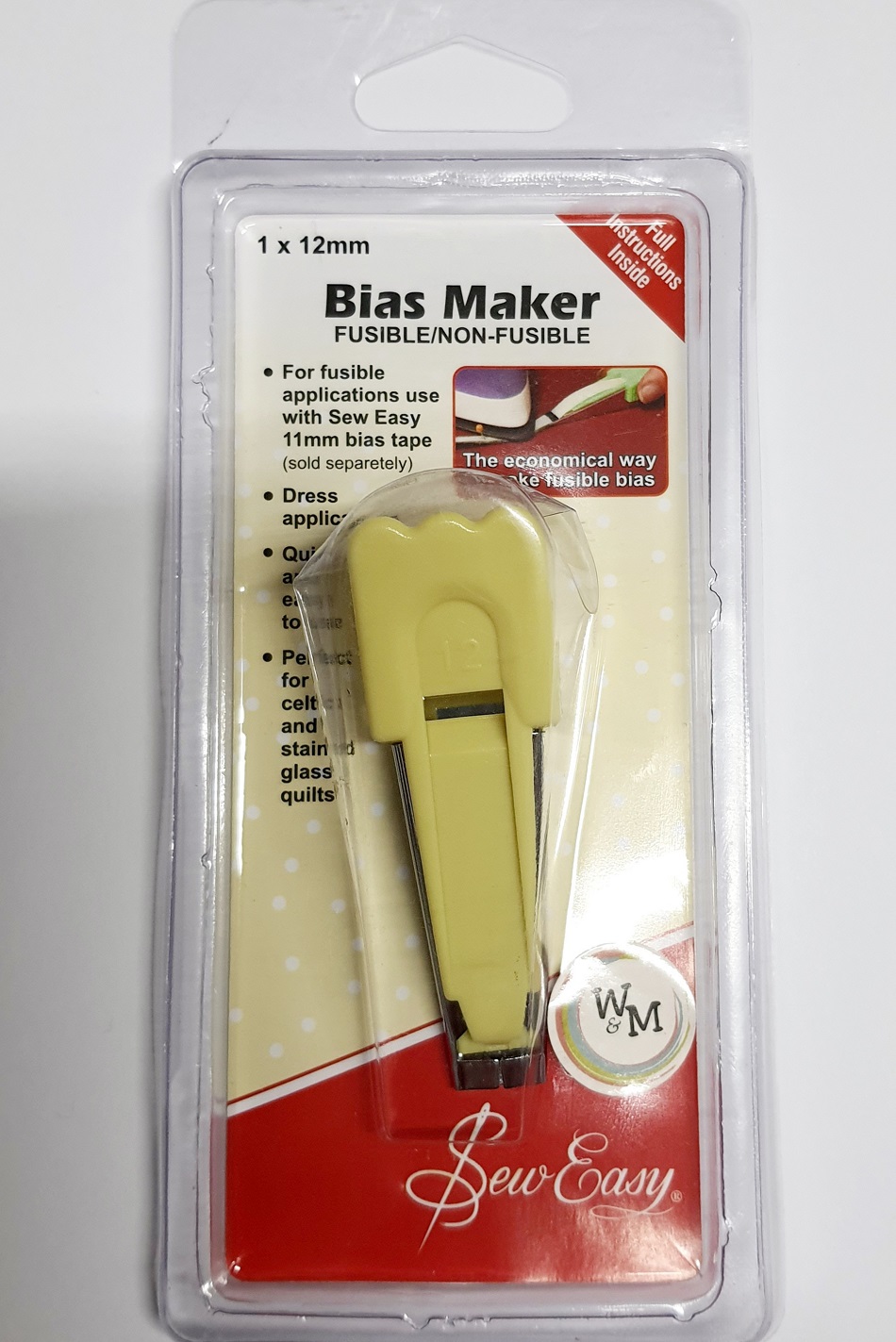 12mm Sew Easy Bias Binding Maker