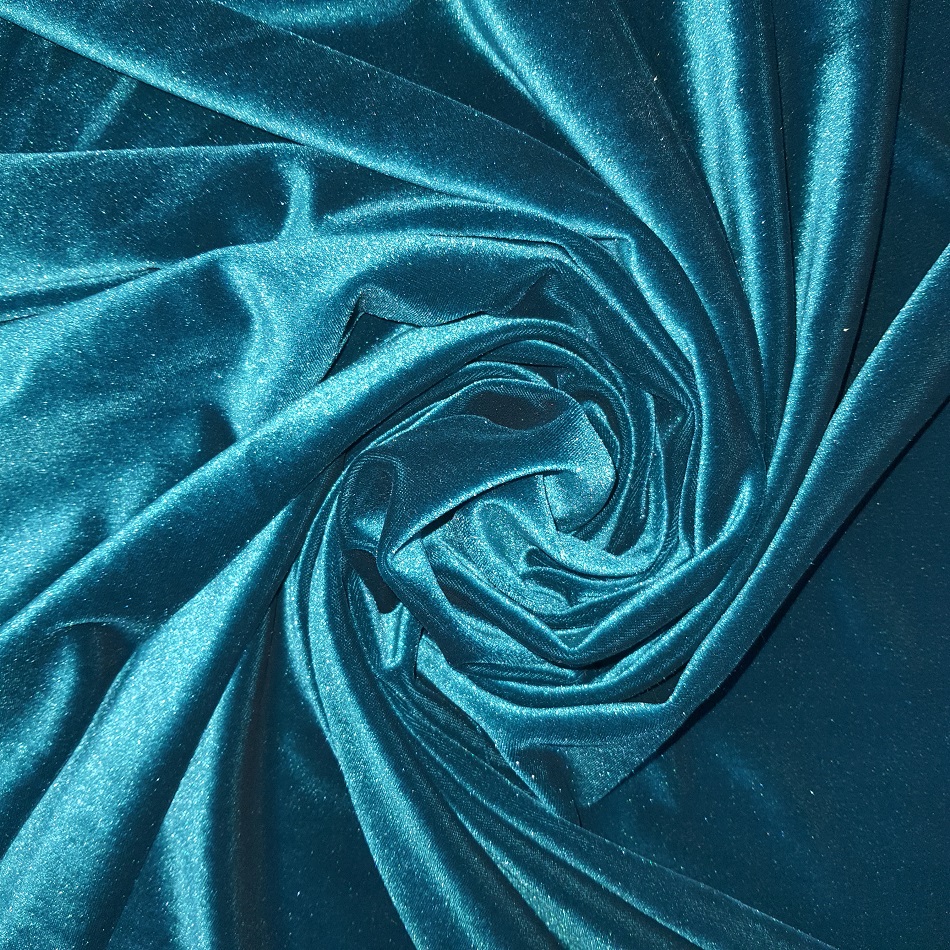 Stretch Velvet Turquoise/Jade
