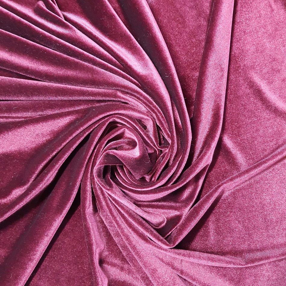 Stretch Velvet Zinfandel(Maroon)