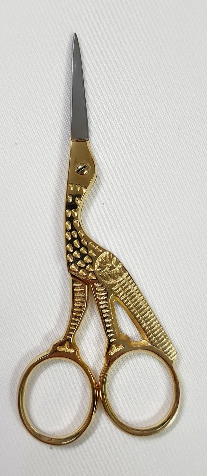 Embroidery Scissors Stork 4"